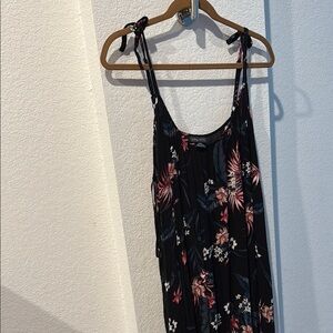 City Chic Black Floral Maxi Dress